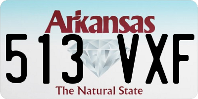 AR license plate 513VXF