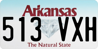 AR license plate 513VXH