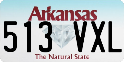 AR license plate 513VXL
