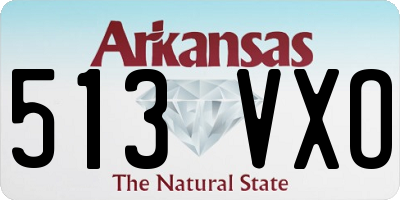 AR license plate 513VXO