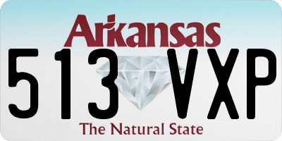 AR license plate 513VXP