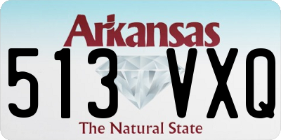 AR license plate 513VXQ