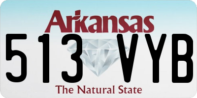 AR license plate 513VYB