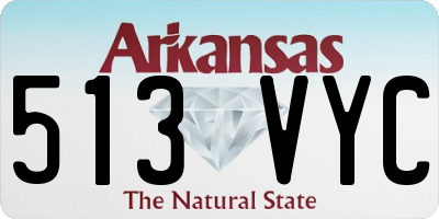 AR license plate 513VYC