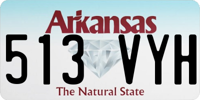 AR license plate 513VYH