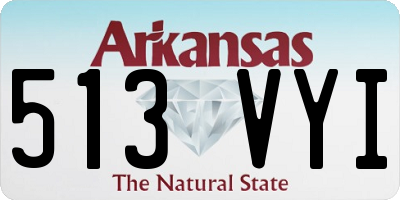 AR license plate 513VYI