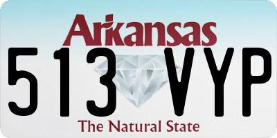 AR license plate 513VYP