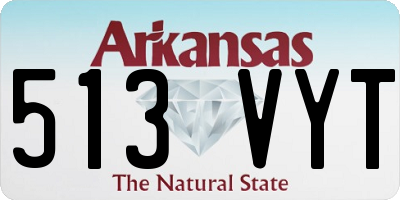 AR license plate 513VYT