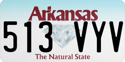 AR license plate 513VYV