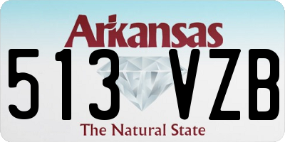 AR license plate 513VZB