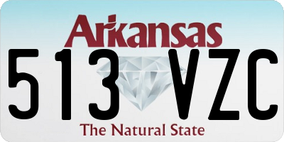 AR license plate 513VZC