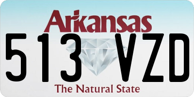 AR license plate 513VZD