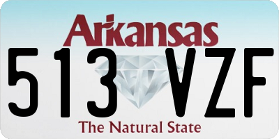 AR license plate 513VZF
