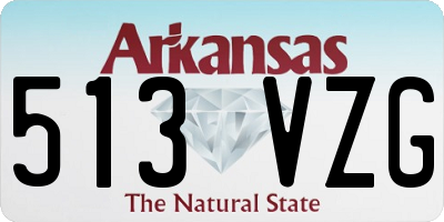 AR license plate 513VZG