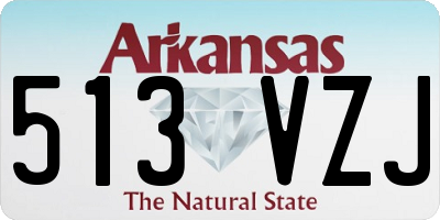 AR license plate 513VZJ