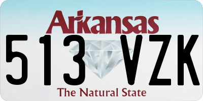 AR license plate 513VZK