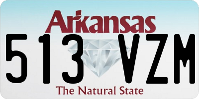 AR license plate 513VZM