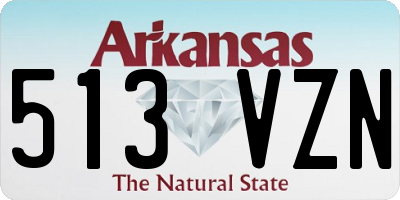 AR license plate 513VZN