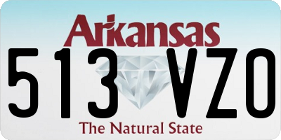 AR license plate 513VZO