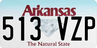 AR license plate 513VZP
