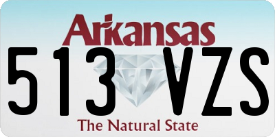 AR license plate 513VZS