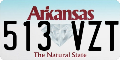AR license plate 513VZT