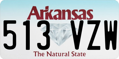 AR license plate 513VZW