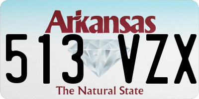 AR license plate 513VZX