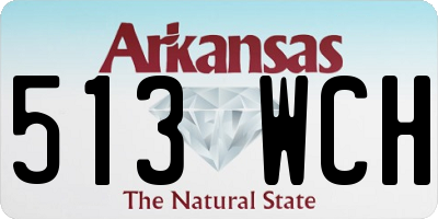 AR license plate 513WCH