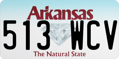 AR license plate 513WCV