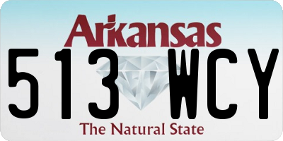AR license plate 513WCY