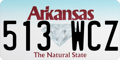 AR license plate 513WCZ