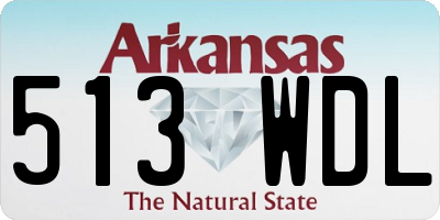 AR license plate 513WDL