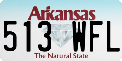 AR license plate 513WFL