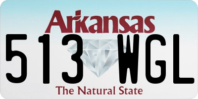 AR license plate 513WGL