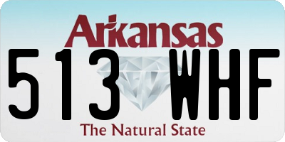 AR license plate 513WHF