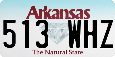 AR license plate 513WHZ