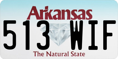 AR license plate 513WIF