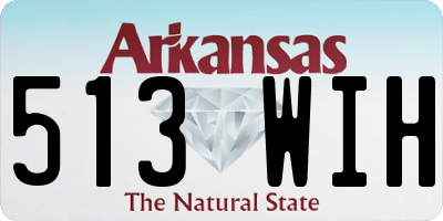 AR license plate 513WIH