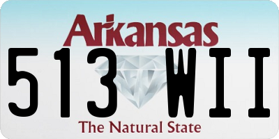 AR license plate 513WII