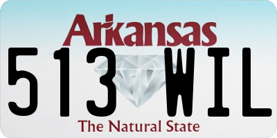 AR license plate 513WIL