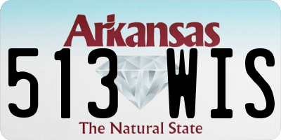 AR license plate 513WIS