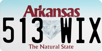 AR license plate 513WIX