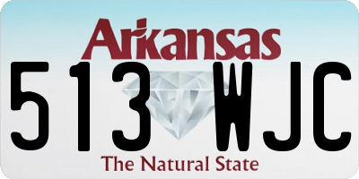 AR license plate 513WJC