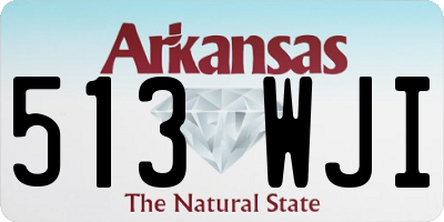 AR license plate 513WJI