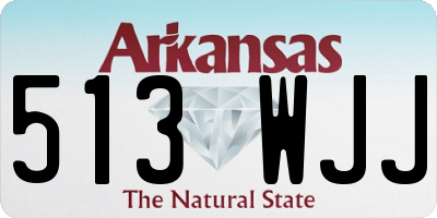 AR license plate 513WJJ