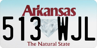 AR license plate 513WJL