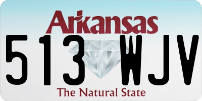 AR license plate 513WJV