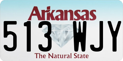 AR license plate 513WJY