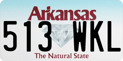 AR license plate 513WKL